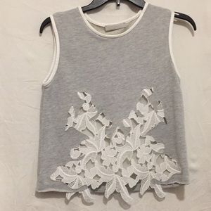 Zara collection W&B size Small Grey/White leather